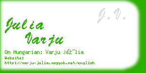 julia varju business card